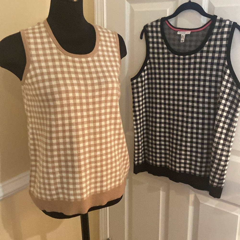 Isaac Mizrahi sleeveless sweaters
